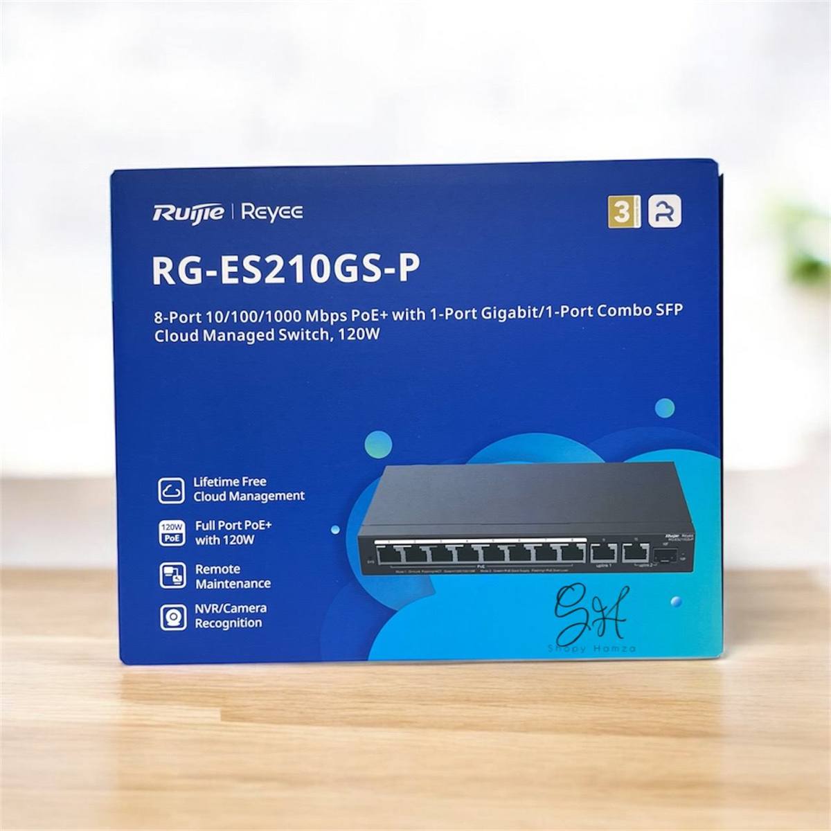 Ruijie Reyee RG-ES210GS-P - Switch Gigabit PoE 8 Ports